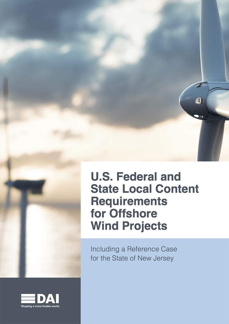 DAI Publishes Review of Local Content Requirements for U.S. Offshore